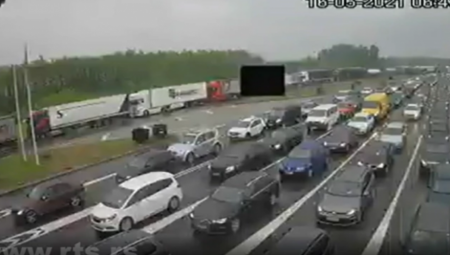 GUŽVE NA PANČEVAČKOM PUTU: Od Beograda do ulaska u Pančevo putuje se sat i po vremena