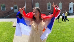 BAJA MALI KNINDŽA - PATRIOTIZAM NA DELU Ćerka Lila uči Amere da igraju kao Đoković - Uvek prkosno kažem da sam iz Srbije! (FOTO)