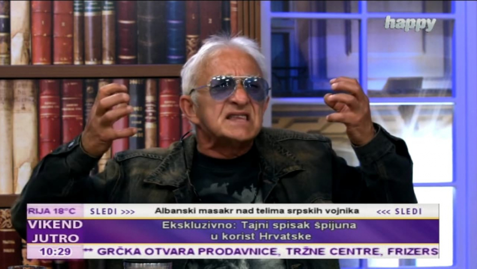 KAPETAN DRAGAN ZAGRMEO KAO NA PRVOJ LINIJI Ona je izdajničko đubre! To je takva dripačka skupina, površna, seljačka, primitivna, neobrazovana...