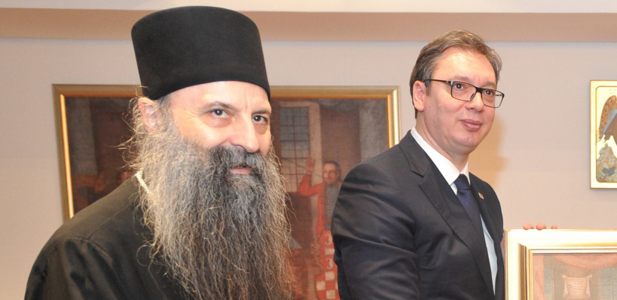 Vučić sutra ruča sa patrijarhom Porfirijem - tema tokom obeda je sledeća