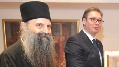 VUČIĆ ĆE DANAS UGOSTITI PATRIJARHA PORFIRIJA I EPISKOPE! Razgovor u Klubu poslanika o situaciji na KiM i srpskim svetinjama!