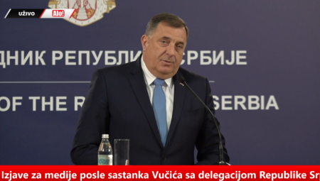 SKANDAL NA KONFERENCIJI Novinar iz BiH provocirao: Priznajte genocid!; Dodik pobesneo: Kakav genocid?! Nosite vi te nameštene presude sa sobom!
