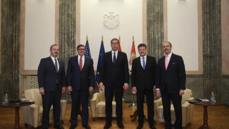 VUČIĆ NAKON SASTANKA SA PALMEROM I LAJČAKOM: Uskoro nastavak dijaloga sa Prištinom, verujem u kompromisno rešenje (FOTO)