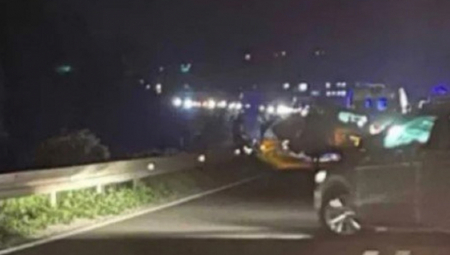 STRAVIČNA NESREĆA KOD MALOG POŽAREVCA: Automobil završio na bankini, ima mrtvih (FOTO)