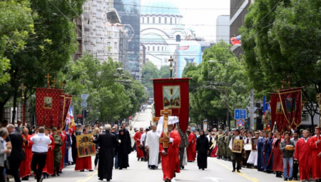 DANAS JE SPASOVDAN, KRSNA SLAVA BEOGRADA Litija kreće centralnim gradskim ulicama danas u 19 sati