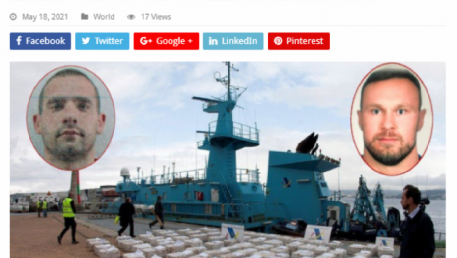 ZVICER I DŽONI ZAJEDNO U BEKSTVU Švercuju kokain iz Južne Amerike u Evropu!