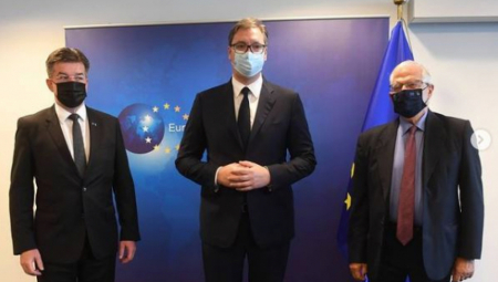 DIJALOG NIJE BIO LAK, ALI JE VAŽNO DA SE DOGODIO Oglasio se Lajčak nakon trilateralnog sastanka u Briselu