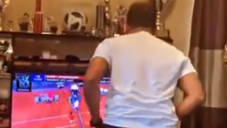 TOTALNI HAOS! Da li je ovo najluđi Noletov navijač? Vika, dreak, cika - tako se proslavlja pobeda! (VIDEO)