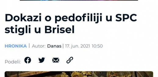 PLJUJU PO SRPSKOJ CRKVI Đilasovci ne znaju za drugo, osim da kukaju i puze pred strancima: Dokazi poslati u Brisel