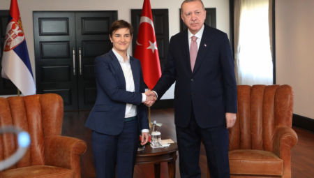 Premijerka Brnabić u Antaliji na sastanku sa Erdoganom