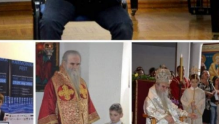 ŠOVINISTIČKI SKANDAL NA CETINJU Škola obrisala fotografiju učenika sa mitropolitom Amfilohijem!