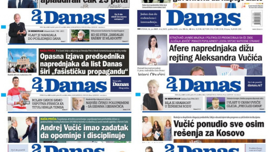 LUDILO ĐILASOVIH NOVINA Opsednuti Vučićem, bolesna kampanja protiv predsednika i njegove porodice! (FOTO)