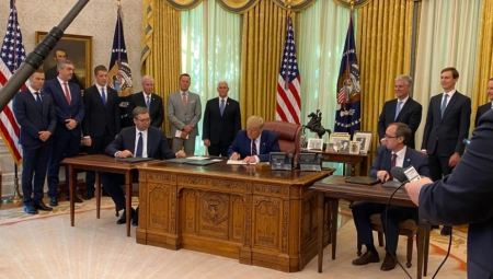 SA PRIŠTINOM I BEOGRADOM ĆEMO SPROVODITI VAŠINGTONSKI SPORAZUM Amerika se nada da će biti postignut konačni dogovor