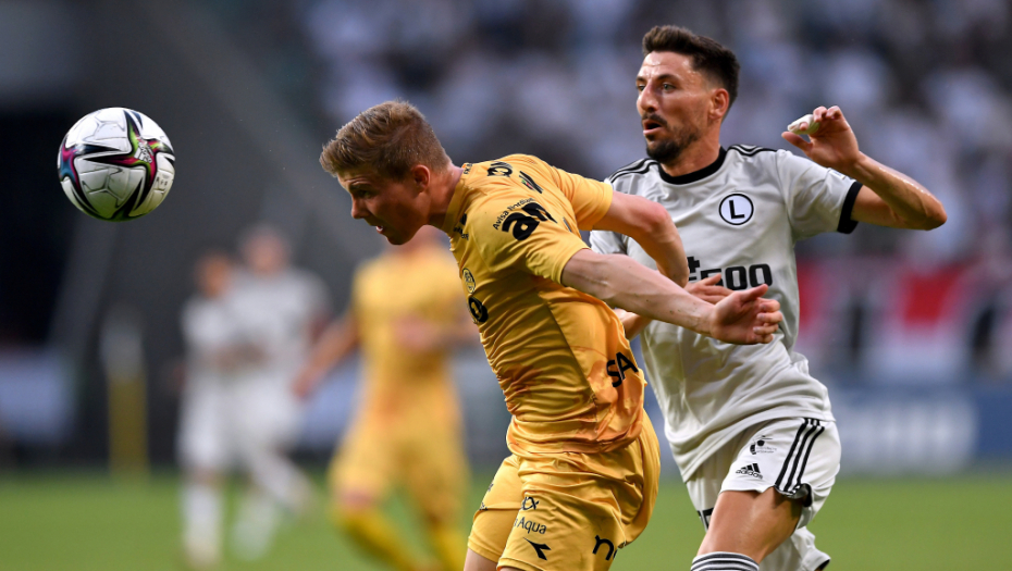 MILAN RADIN DAO GOL Legija rutinski, poznati svi parovi drugog kola kvalifikacija