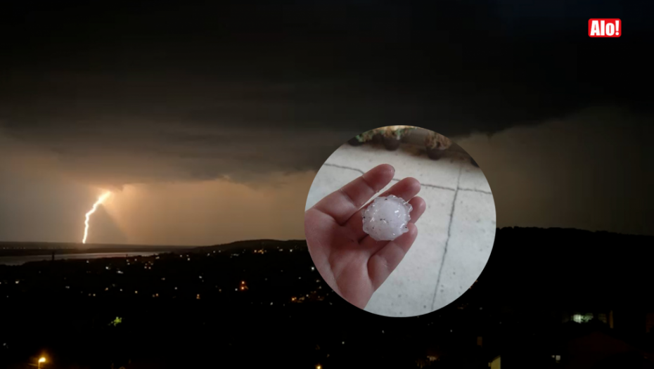 NEVREME I GRAD TUTNJE KROZ SRBIJU Jaka oluja stigla i u Beograd, RHMZ izdao novo upozorenje (FOTO/VIDEO)