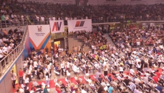 VUČIĆ SE OBRATIO U HALI ČAIR! Predsednik poslao snažnu poruku pred hiljadama ljudi: Čeka nas težak posao!