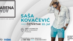 SAŠA KOVAČEVIĆ OTVARA ARENU ADU! Dva meseca najboljeg letnjeg provoda u Beogradu