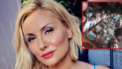 GOCA NAZDRAVLJA SA GOSTIMA Fotografija pevačice sa svadbenog ručka sve oduševila!