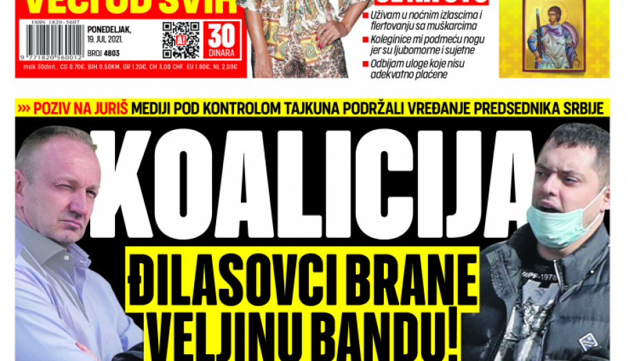 KOALICIJA Đilasovci brane Veljinu bandu!