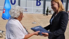 IVANA TOMIĆ ILIĆ: Imala sam čast da dočekam prve posetioce bazena na Banjici (FOTO)