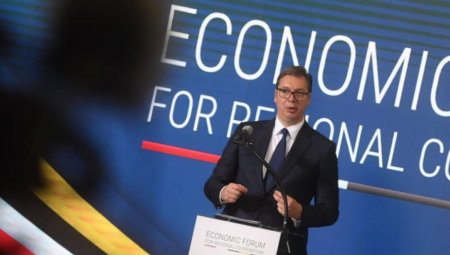 Vučić danas u Palati Brigada u Tirani sa Zaevom i Ramom