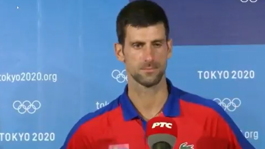 SCENA KOJA BOLI CELU SRBIJU Đoković sa suzama u očima izašao pred kamere, rekao dve rečenice i prekinuo razgovor (VIDEO)