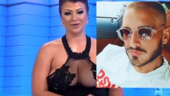 UHVATILA GA ZA POLNI ORGAN! MILJANA KULIĆ DOŠLA NA NASTUP DARKA LAZIĆA, GURALA MU PARE U MAJICU A evo kako je pevač reagovao! (VIDEO)