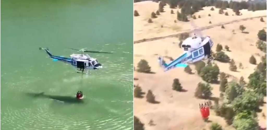 PRAZNIK PROSLAVILI GASEĆI POŽAR NA MOKROJ GORI Srećna slava svim pilotima (VIDEO)