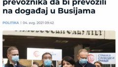 ĐILAS PREKO SVOJIH MEDIJA PORUČUJE: Organizujte nam prevoz, hoćemo na proslavu "Oluje"