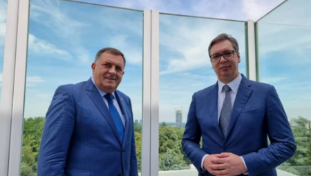 Vučić danas razgovarao s Dodikom u Beogradu