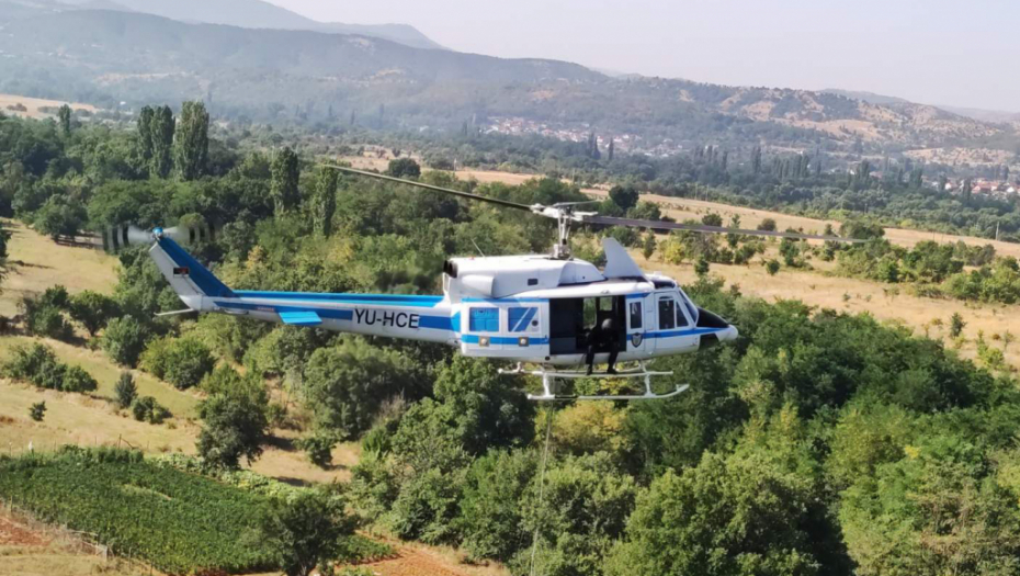 "TU SU NAŠI PRIJATELJI IZ SRBIJE" Makedonski ministar unutrašnjih poslova zahvalan Vučiću, srpski helikopteri gase požare