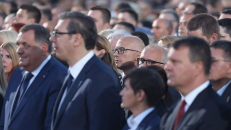 Vučević: Sve naše duše dišu večeras, oko 15.000 ljudi u Busijama seća se naše Krajine