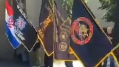 USTAŠKI GRAFITI NA SRPSKOM GROBLJU UZNEMIRILI MOSTAR Gradonačelnik Mario Kordić "Osuđujem anticivilizacijski postupak"