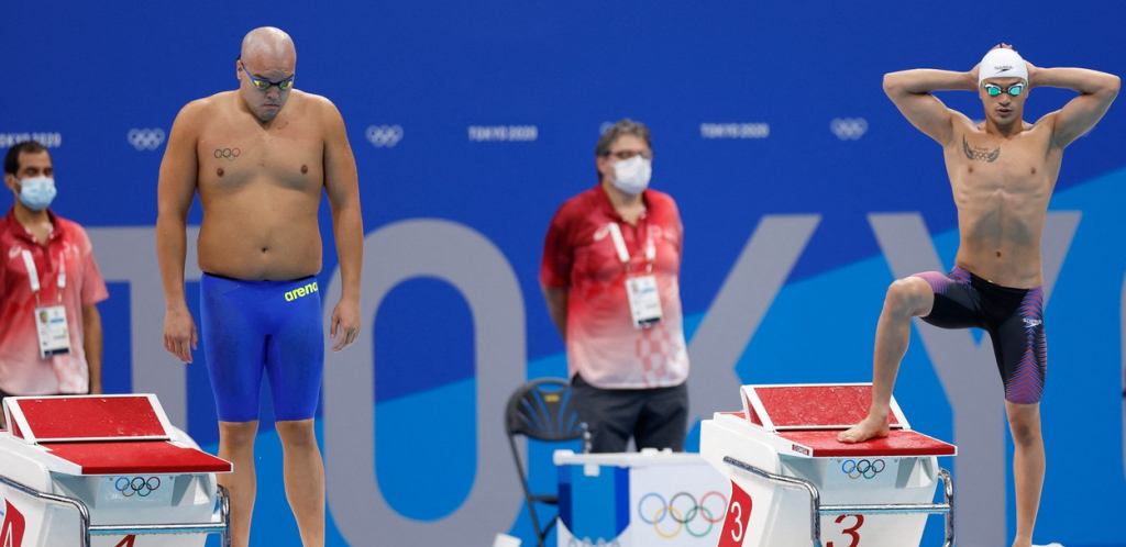 DEBELJUCA JE HIT OLIMPIJSKIH IGARA! Plivač se na trku pojavio sa stomačićem, a tek da vidite kako je plivao! (FOTO)