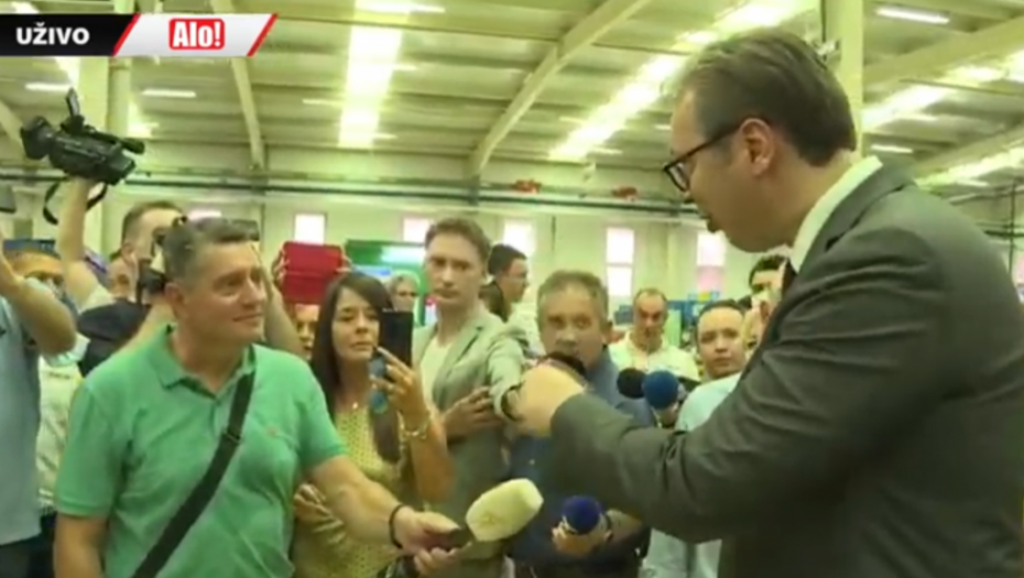 "A SMEJAO SI MI SE BATO" Vučić se obratio novinaru, a onda su se obojica nasmejali - Bratislav sve potvrdio