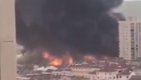 CRN DIM SE NADVIJA NAD GRADOM Strašna eksplozija u Istanbulu (VIDEO)