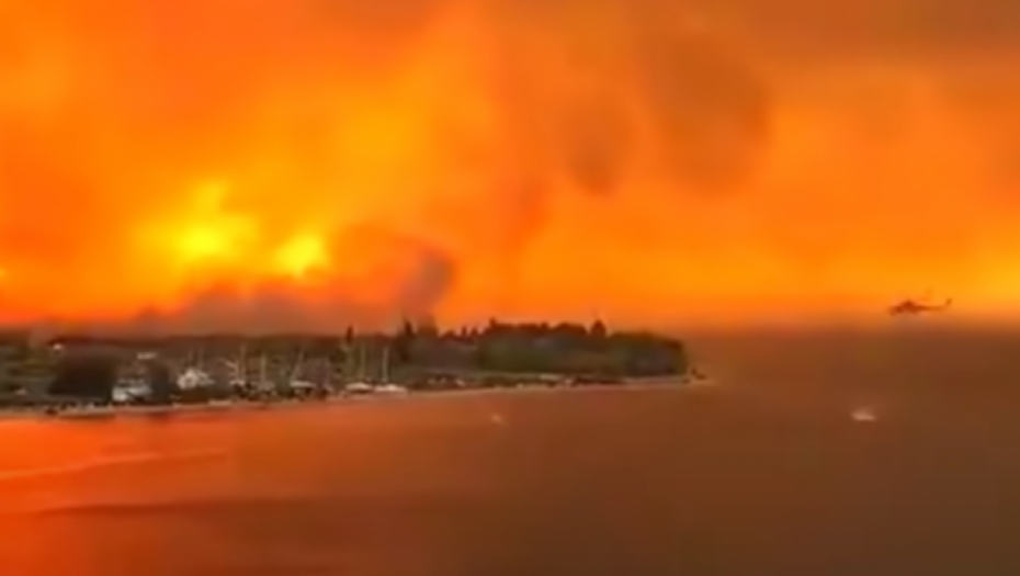 KATASTROFA BIBLIJSKIH RAZMERA Vatrena stihija u Grčkoj guta sve pred sobom! (VIDEO)