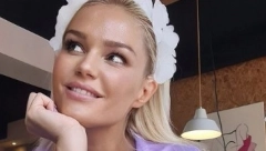 LENA KOVAČEVIĆ ODUŠEVILA LEPOTOM I NOVIM STAJLING: Prefinjena lepršavost i elegancija, uz jednobojnu košulju i lepršavu suknju nećete pogrešiti