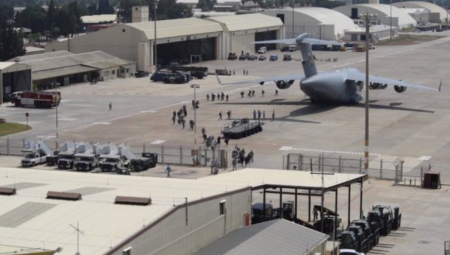 OVO JE TAJNI AERODROM UKRAJINSKE VOJSKE Oružje im stiže na skrivenu lokaciju - američki general na licu mesta (VIDEO)