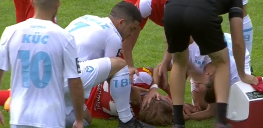 MUČNE SCENE Gece pao kao pokošen, svi se setili Eriksena (FOTO)