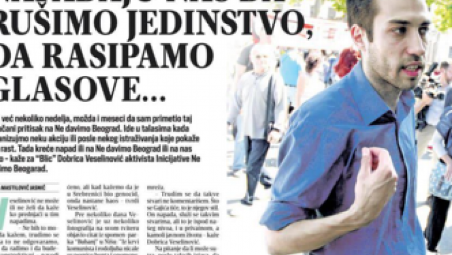 DOBRICA VESELINOVIĆ: Nema saradnje sa Jeremićem, Đilas huška kuma Mlađu na nas čim nam skoči rejting (FOTO)