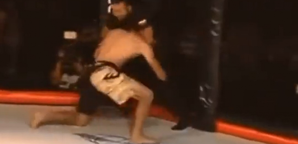 SUDIJA U ČUDU Borac posle nokauta krenuo i na njega, on se samo nasmejao (VIDEO)