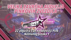 NE PROPUSTI ŠANSU DA SVI ČUJU TVOJ GLAS Velika završnica audicije za "Pinkove zvezdice"
