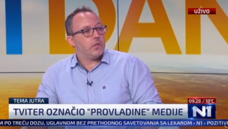 LOGIČNA PITANJA ZA TVITER Radmilo Marković na televiziji N1 otkrio pozadinu priče o etiketiranju medija: Otkud njima te informacije?