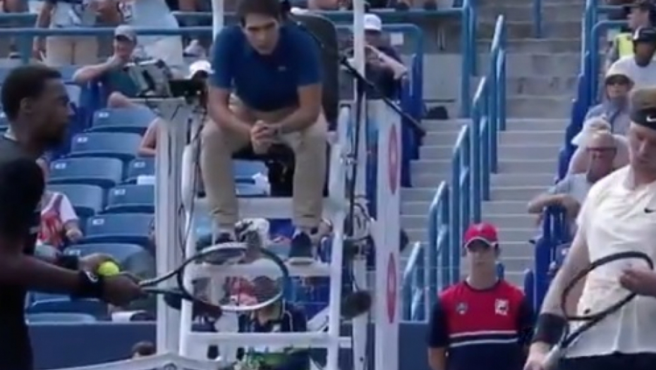 OPASNA SVAĐA NA TENISU! Optužio Francuza da se folira, Monfis tvrdio da je povraćao! (VIDEO)