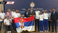 Vučić paraolimpijcima svečano uručio državnu zastavu: Vi ste naši heroji! (VIDEO)