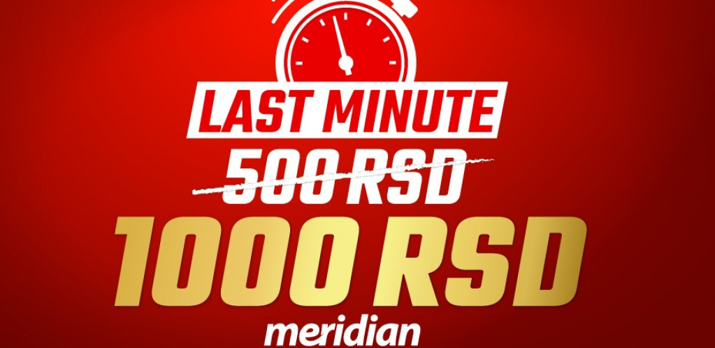 EVO ZAŠTO JE MERIDIAN KUĆA NAJVEĆIH BONUSA: Preuzmi 1.000 RSD i spreman dočekaj uzbudljiv fudbalski vikend!