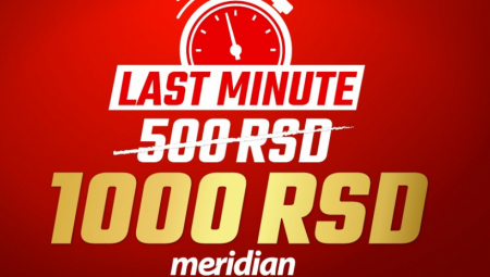 EVO ZAŠTO JE MERIDIAN KUĆA NAJVEĆIH BONUSA: Preuzmi 1.000 RSD i spreman dočekaj uzbudljiv fudbalski vikend!