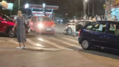 SUDAR U BEOGRADU Taksista se zakucao u automobil (FOTO)