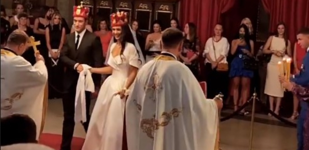 PRVI SNIMCI SVADBE Milica blistala, venčanica kao iz snova (VIDEO)